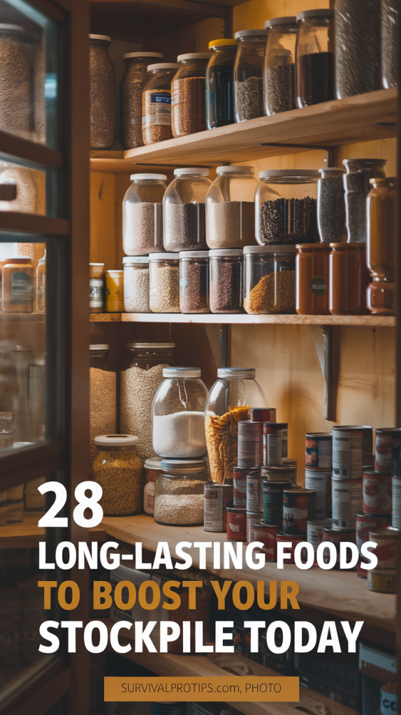 28 Long-Lasting Foods You Should Add to Your Stockpile Today