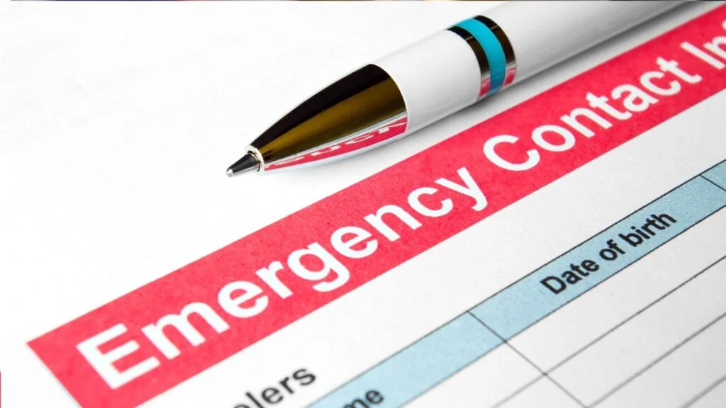 emergency contact list