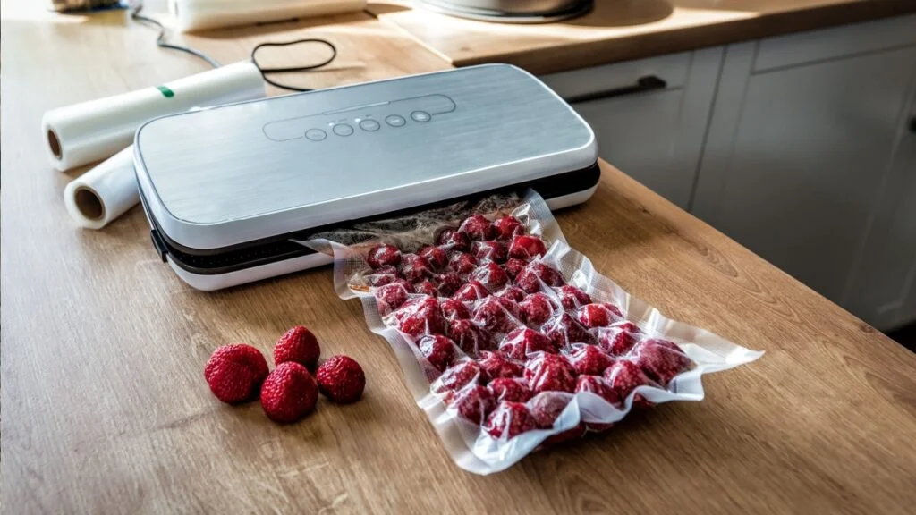 vacuum sealing food