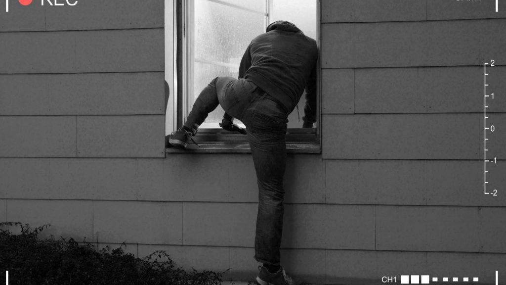 thief entering house