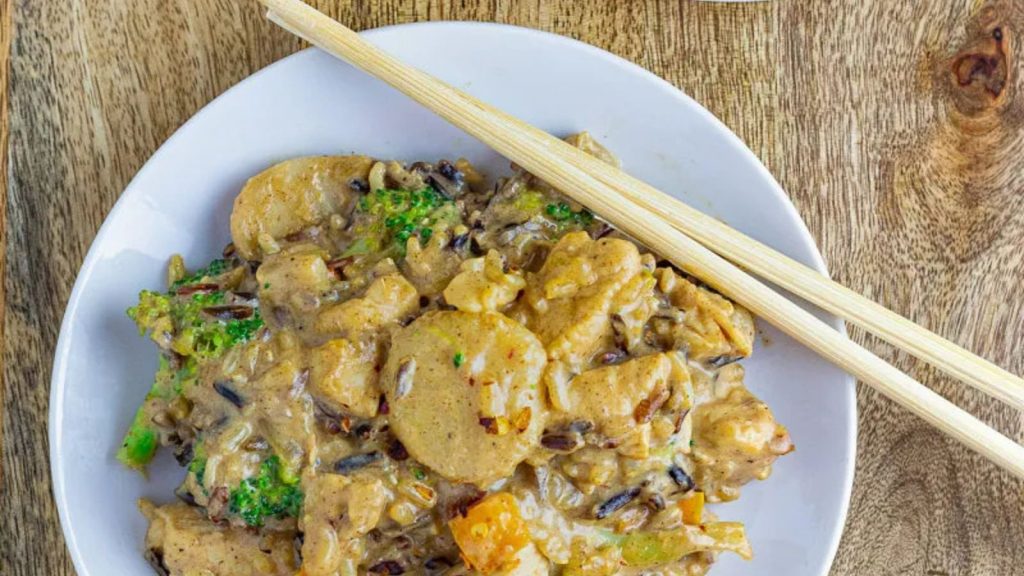 Almond Butter Coconut Curry Chicken