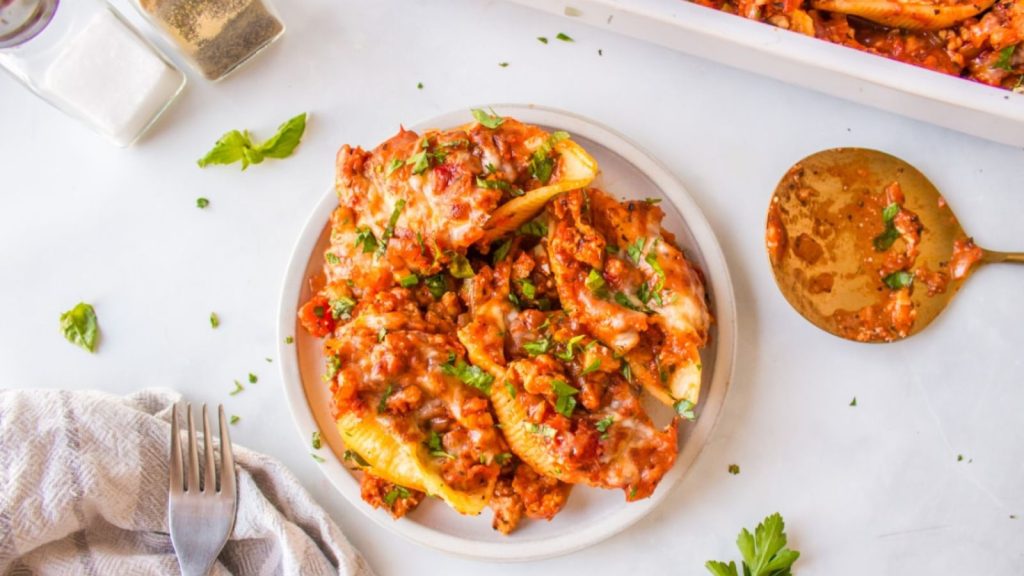 Stuffed Shells with Sausage