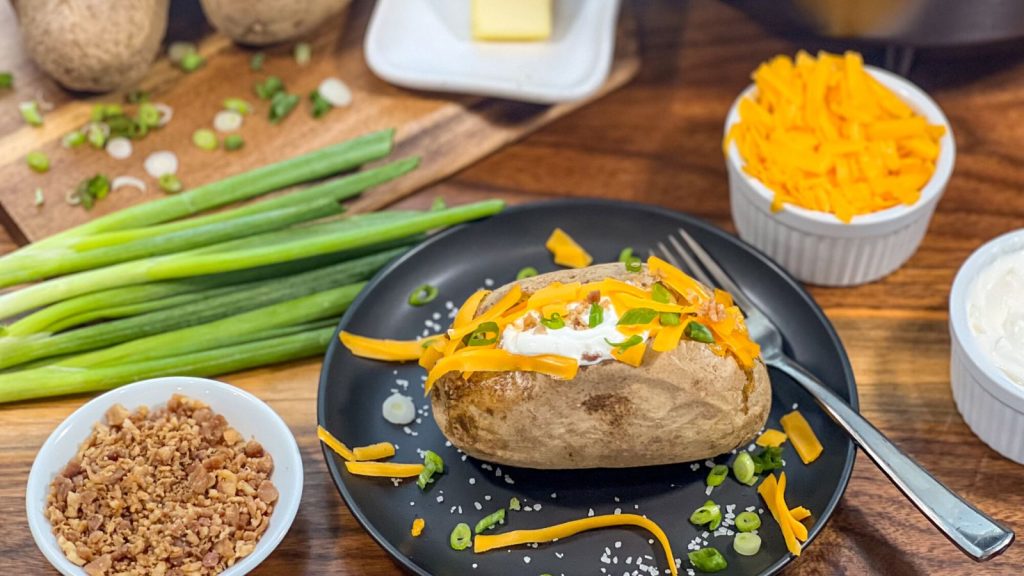Dutch Oven Baked Potatoes
