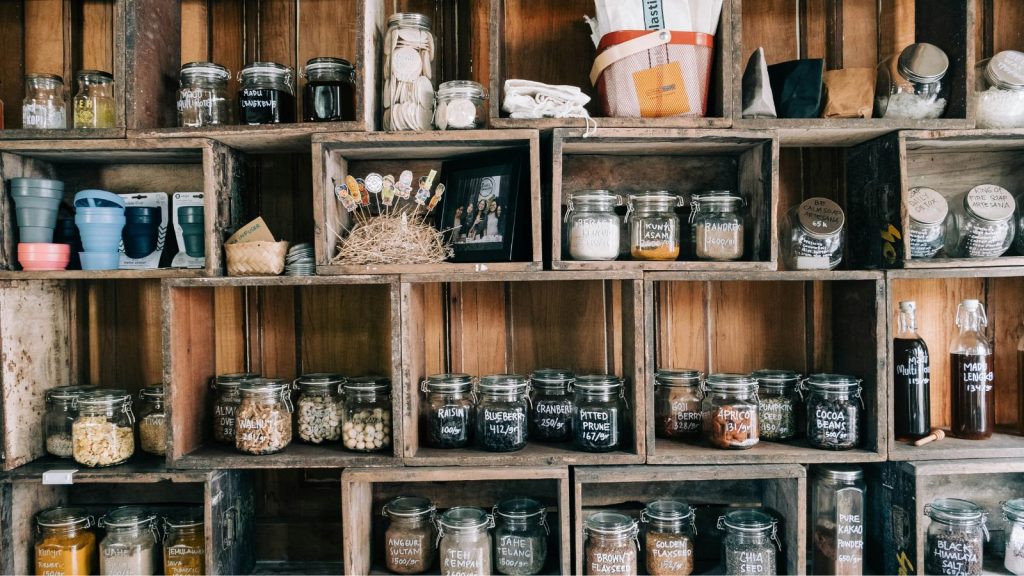 stocked pantry