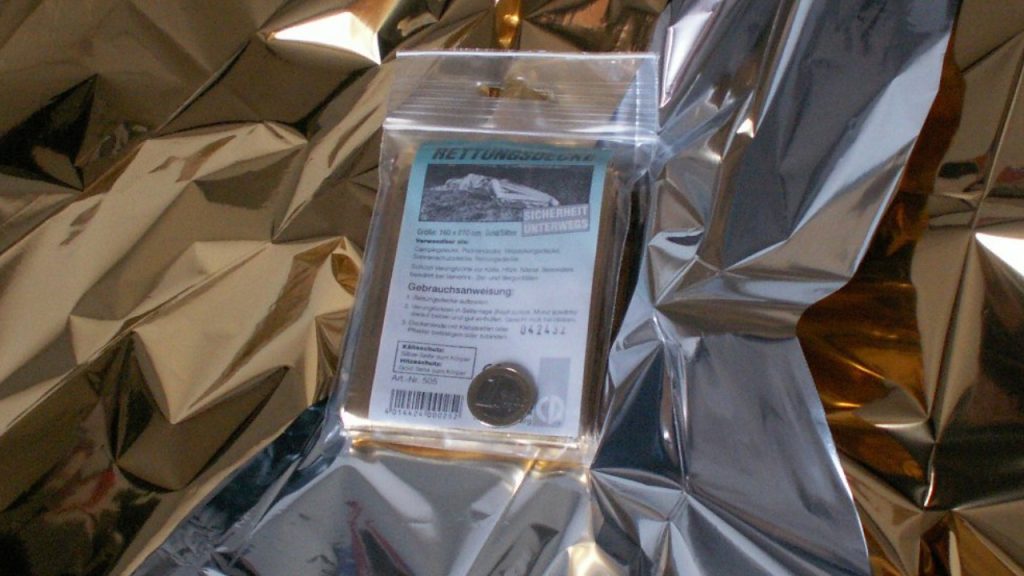 RescueFoil emergency mylar space blanket